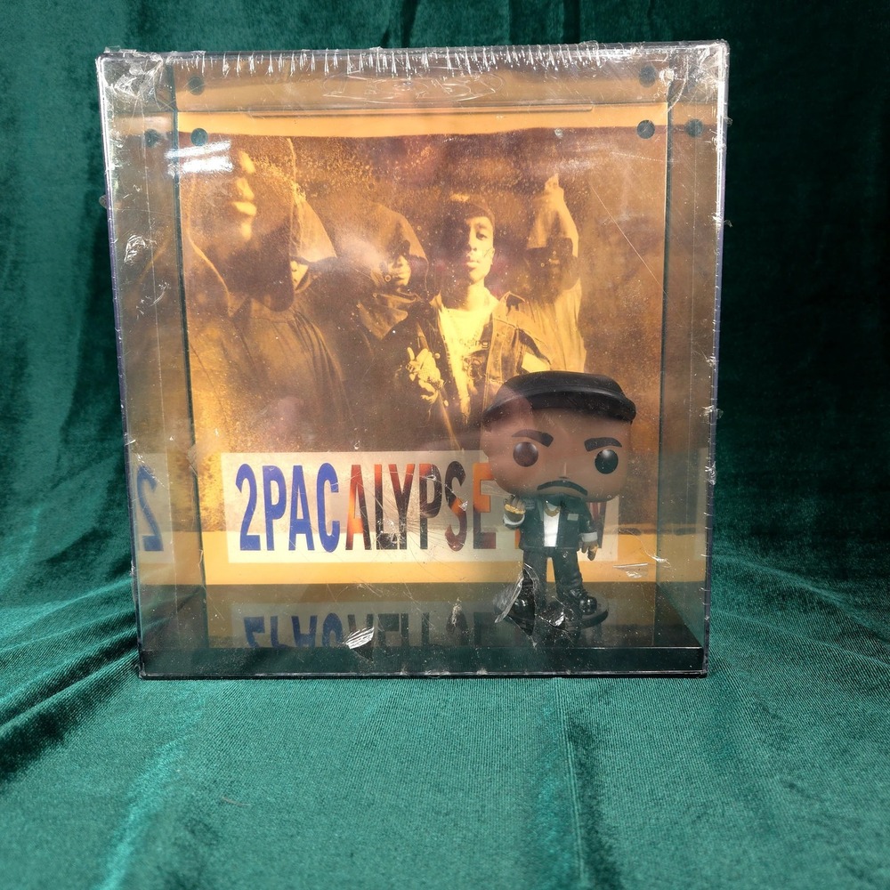 Funko Pop Albums Tupac 2Pacalypse Now Vinyl Figure Cracked Case